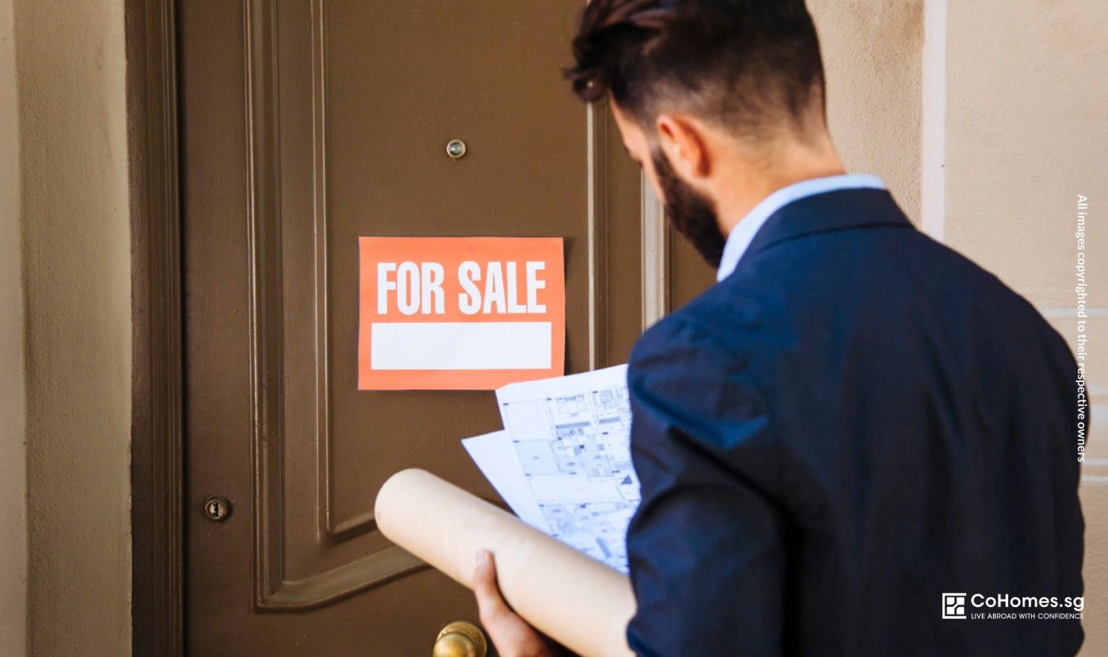 Real estate agent planning how to sell properties