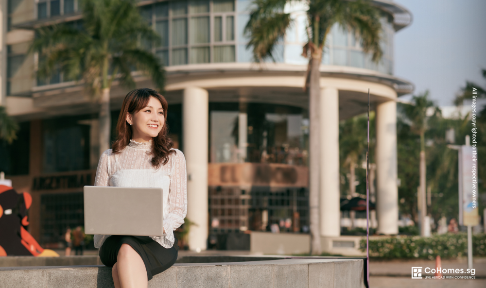 Young professional searching for a rental before starting work in Singapore
